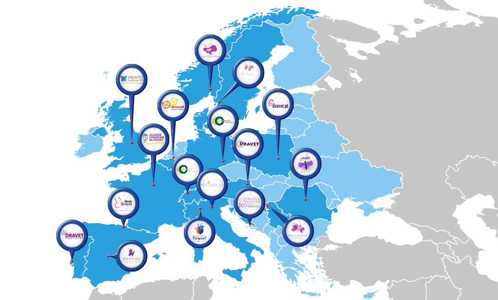 Members Map Dravet Syndrome European Federation